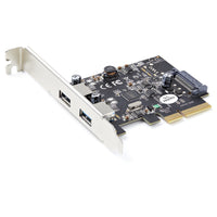 StarTech.com 2-Port USB PCIe Card with 10Gbps/port - USB 3.2 Gen 2 Type-A PCI Express 3.0 x4 Host Controller Expansion Card - Add-On Adapter Card - Full/Low Profile - Windows & Linux