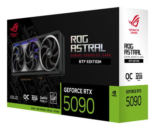ASUS ROG Astral - -RTX5090-O32G-BTF-GAMING NVIDIA GeForce RTX 5090 32 GB GDDR7