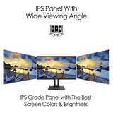 MSI Pro MP271P 27 Inch Monitor with Adjustable Stand, Full HD (1920 x 1080), 75Hz, IPS, 5ms, HDMI, VGA, Built-in Speakers, Anti-Glare, Anti-Flicker, Less Blue light, TÜV Certified, VESA, Kensington, Black