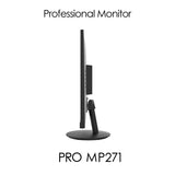 MSI Pro MP271 27 Inch Monitor, Full HD (1920 x 1080), 75Hz, IPS, 5ms, HDMI, VGA, Built-in Speakers, Anti-Glare, Anti-Flicker, Less Blue light, TÜV Certified, VESA, Kensington, Black