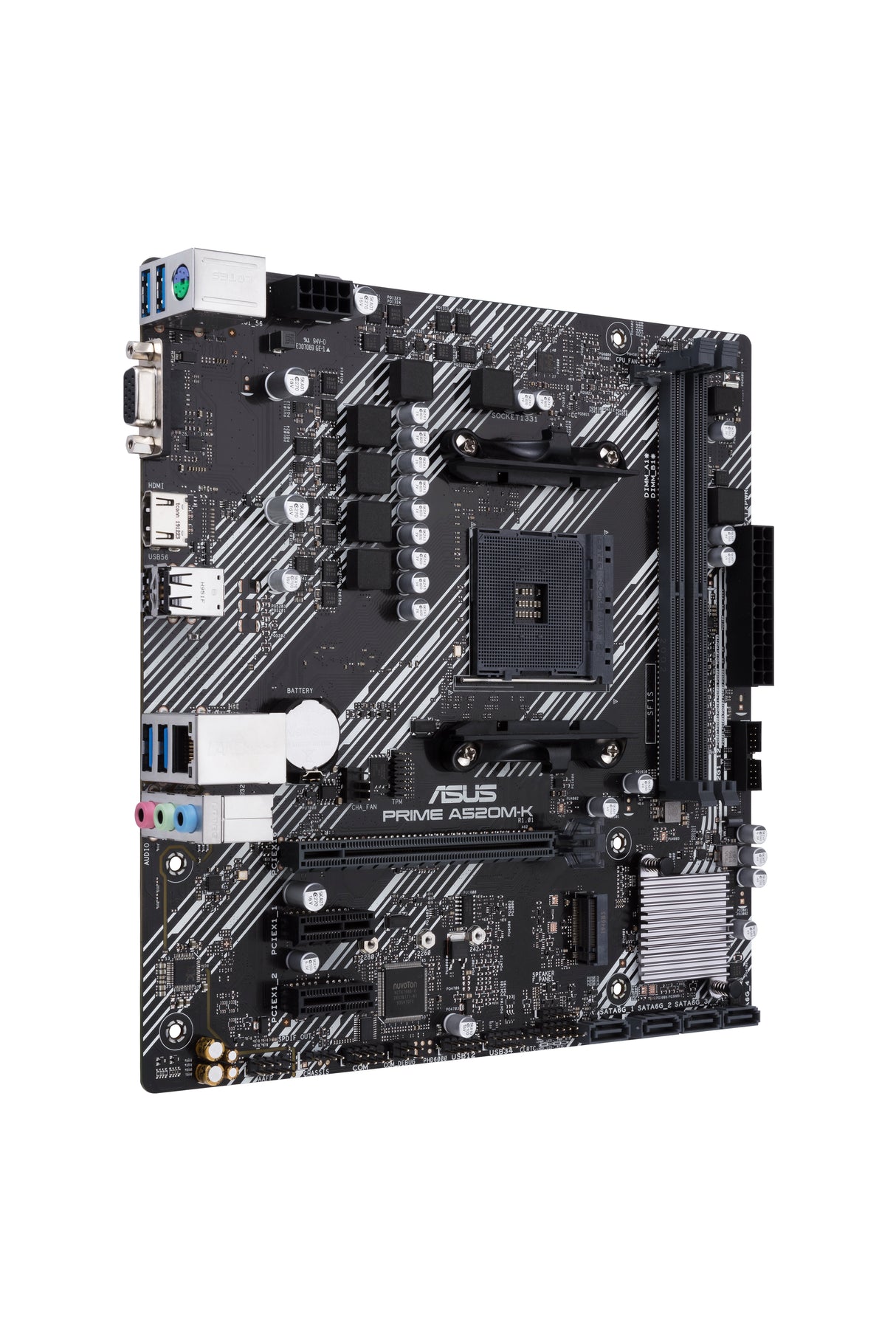 ASUS PRIME A520M-K AMD A520 Socket AM4 micro ATX
