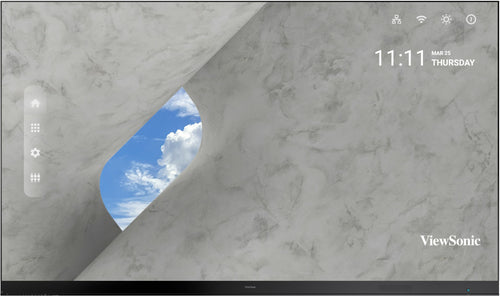 Viewsonic LD108-121 Signage Display 2.74 m (108") Direct view LED (DVLED) Black