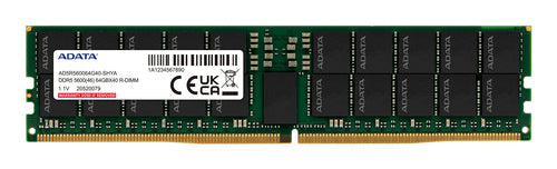 ADATA AD5R560064G40-BHYA memory module 64 GB 1 x 64 GB DDR5 5600 MT/s 288-pin DIMM ECC
