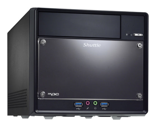 Shuttle XPC cube Barebone SH610R4 - S1700, Intel H610, 1x PCIe X16, 1x PCIe X1, 1x LAN,1x HDMI, 2x DP, 1x VGA 2x 3.5" HDD bays