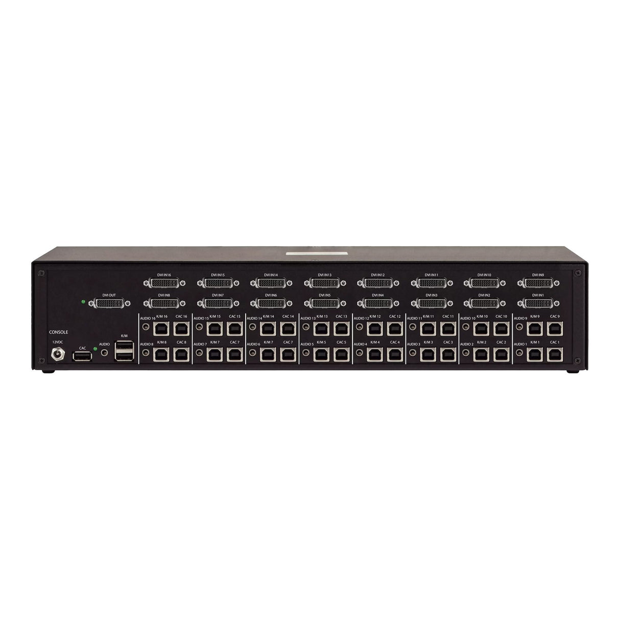 StarTech.com Secure 16-Port KVM Switch, DVI, NIAP 4.0 Desktop KVM, Metal Housing, CAC Port, Made in the USA