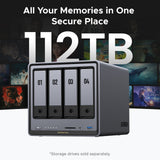 Ugreen NASync DXP4800 Plus NAS Desktop Intel® Pentium® 8 GB DDR5 UGOS Pro Black