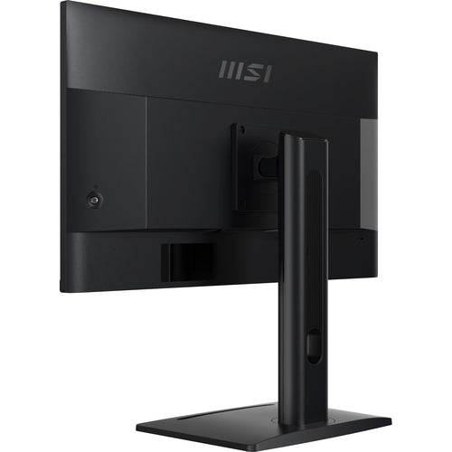 MSI PRO MP275PG 27 Inch Monitor, FHD (1920 x 1080), 100Hz, IPS, 1ms, 1x HDMI 1.4b, 1x DP 1.2a output, 1x D-Sub(VGA), Built-in Speakers, Anti-Glare, Anti-Flicker, Less Blue light, TÜV Certified, VESA, Kensington, 4-way adjustable stand, Black