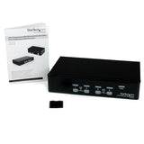 StarTech.com 4 Port Professional VGA USB KVM Switch with Hub - TAA