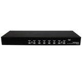 StarTech.com 8 Port 1U Rackmount USB PS/2 KVM Switch with OSD - TAA