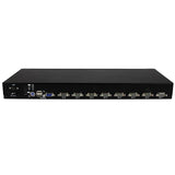 StarTech.com 8 Port 1U Rackmount USB PS/2 KVM Switch with OSD - TAA
