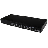 StarTech.com 8 Port 1U Rackmount USB PS/2 KVM Switch with OSD - TAA