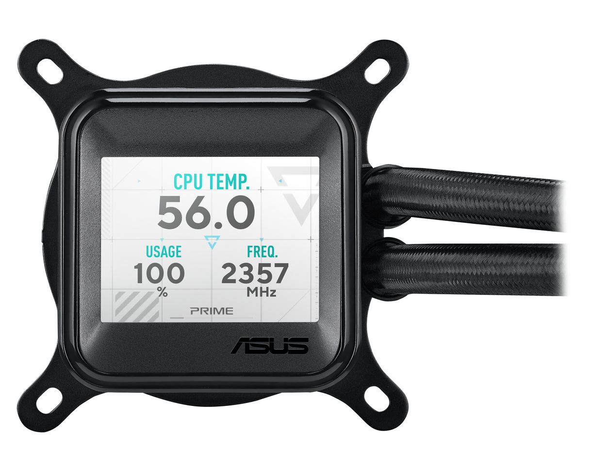 ASUS Prime LC 360 ARGB LCD Processor All-in-one liquid cooler 12 cm Black