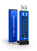 iStorage datAshur PRO+A 128GB | FIPS 140-3 Level 3 Certified | BSPA Certified | Secure USB Type-A drive | AES-XTS 256-bit Hardware Encryption | PIN protected
