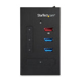 StarTech.com 4 Port USB C Hub - USB Type-C to 1x USB-C/3x USB-A - Commercial Metal USB 3.0 Hub - SuperSpeed USB 3.2 Gen 1 (5Gbps) - Self Powered - BC1.2 Fast Charge - Mountable/Rugged