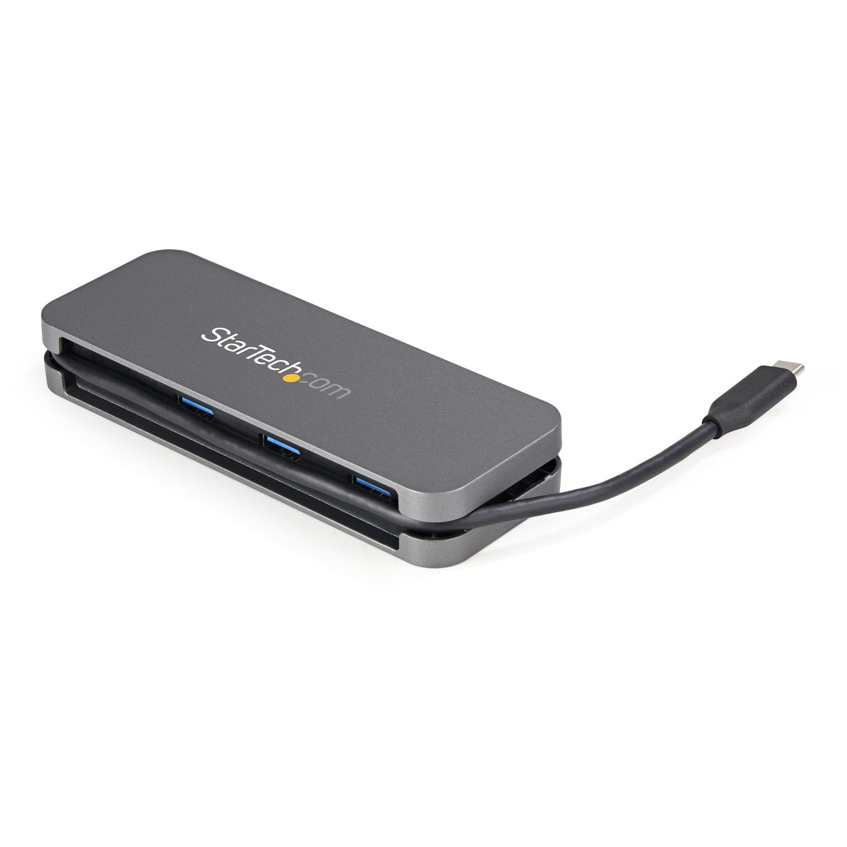 StarTech.com 4 Port USB C Hub - 3x USB-A/1x USB-C - 5Gbps USB 3.0 Type-C Hub (3.2/3.1 Gen 1) - Bus Powered - Portable USB-C to USB-A Adapter Hub - 28.5cm (11.2") Cable w/Cable Management~4 Port USB C Hub - 3x USB-A/1x USB-C - USB 3.0 Type-C Hub...