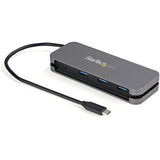 StarTech.com 4 Port USB C Hub - 3x USB-A/1x USB-C - 5Gbps USB 3.0 Type-C Hub (3.2/3.1 Gen 1) - Bus Powered - Portable USB-C to USB-A Adapter Hub - 28.5cm (11.2") Cable w/Cable Management~4 Port USB C Hub - 3x USB-A/1x USB-C - USB 3.0 Type-C Hub...