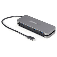 StarTech.com 4 Port USB C Hub - 4x USB-A - USB 3.0 Type-C Hub - USB 3.2 Gen 1 (5Gbps) - Bus Powered Portable USB-C to USB-A Adapter Laptop Hub - 11.2" (28.5cm) Cable w/ Cable Management