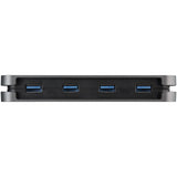 StarTech.com 4 Port USB 3.0 Hub - USB-A to 4x USB-A - SuperSpeed 5Gbps Portable USB 3.2 Gen 1 Type-A Hub - USB Bus Powered - Laptop/Desktop USB Hub with Long Cable 28cm & Cable Management