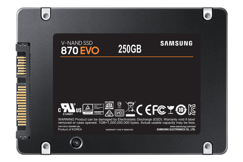 Samsung 870 EVO 250 GB 2.5" Serial ATA III V-NAND