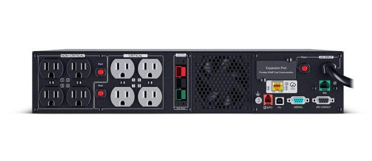 CyberPower Online S Series PR1500RTXL2UCTAA uninterruptible power supply (UPS) Line-Interactive 1.5 kVA 2400 W 8 AC outlet(s)
