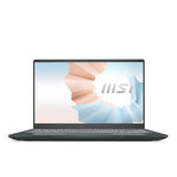 MSI Modern 14 B11MOU-1024 Intel® Core™ i5 i5-1155G7 Laptop 35.6 cm (14") Full HD 8 GB DDR4-SDRAM 512 GB SSD Wi-Fi 6 (802.11ax) Windows 11 Home Carbon, Grey