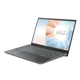 MSI Modern 14 B11MOU-1024 Intel® Core™ i5 i5-1155G7 Laptop 35.6 cm (14") Full HD 8 GB DDR4-SDRAM 512 GB SSD Wi-Fi 6 (802.11ax) Windows 11 Home Carbon, Grey