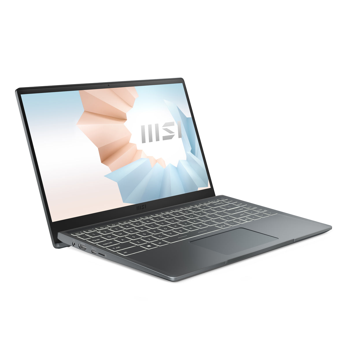 MSI Modern 14 B11MOU-1024 Intel® Core™ i5 i5-1155G7 Laptop 35.6 cm (14") Full HD 8 GB DDR4-SDRAM 512 GB SSD Wi-Fi 6 (802.11ax) Windows 11 Home Carbon, Grey