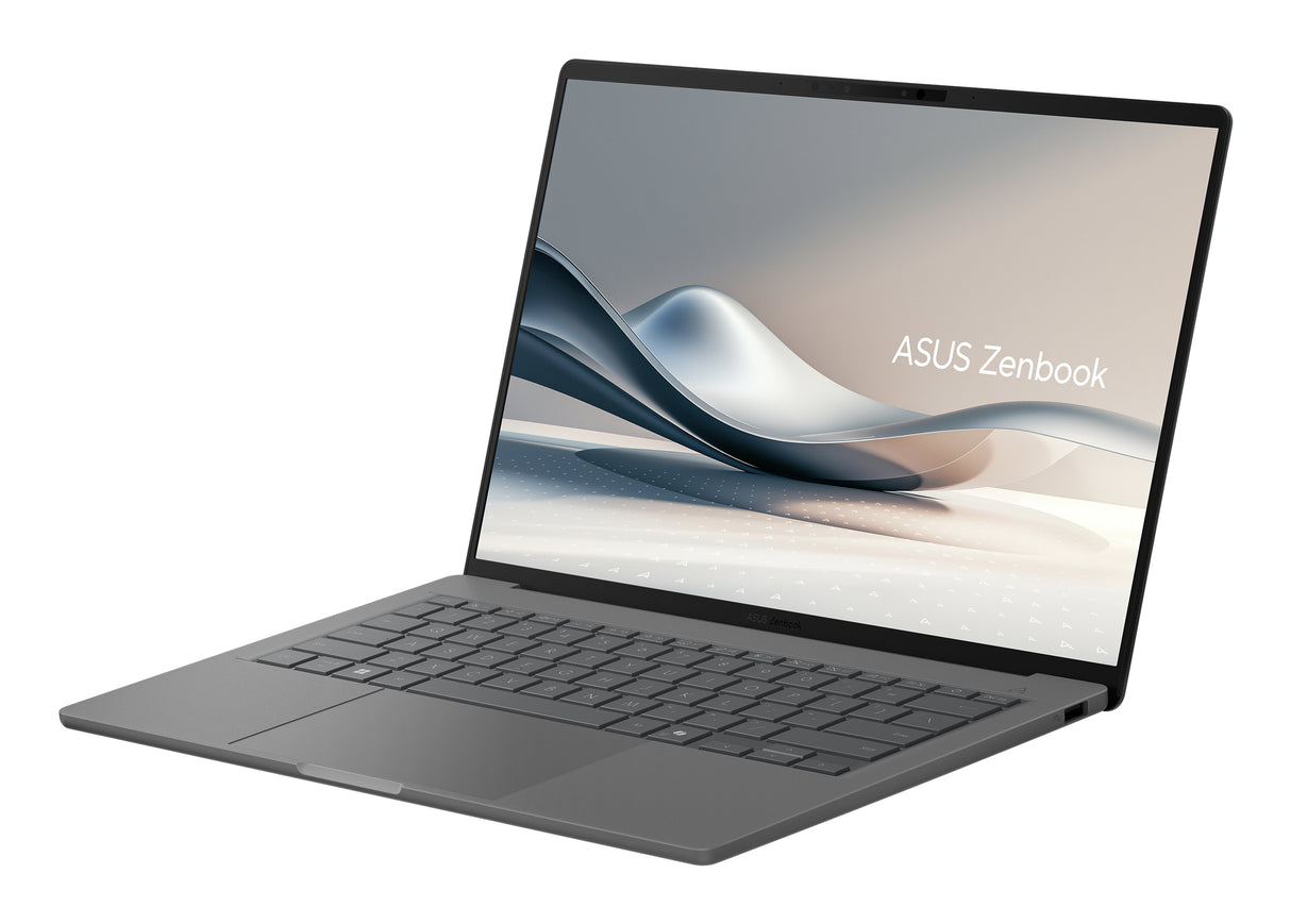 ASUS Zenbook A14 UX3407QA-DS51-CA Snapdragon X1-26-100 Laptop 35.6 cm (14") WUXGA 32 GB LPDDR5x-SDRAM 1 TB SSD Wi-Fi 6E (802.11ax) Windows 11 Home Grey