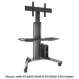 Chief LPAUS, Large Fusion® Manual Height Adjustable Mobile AV Cart - LIMITED AVAILABILITY