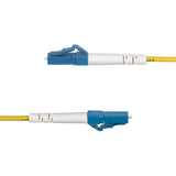 StarTech.com 3m (9.8ft) LC to LC (UPC) OS2 Single Mode Simplex Fiber Optic Cable, 9/125µm, 40G/100G, Bend Insensitive, Low Insertion Loss - LSZH Fiber Jumper Cord