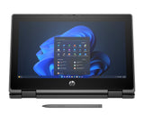 HP Fortis Flip G1i Intel® N N250 Hybrid (2-in-1) 29.5 cm (11.6") Touchscreen HD 4 GB LPDDR5-SDRAM 128 GB UFS Wi-Fi 6E (802.11ax) Windows 11 Pro Black