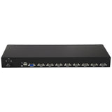 StarTech.com 8 Port 1U Rackmount USB KVM Switch Kit with OSD and Cables - TAA