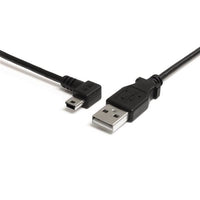 StarTech.com 3 ft Mini USB Cable - A to Left Angle Mini B
