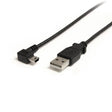 StarTech.com 3 ft Mini USB Cable - A to Right Angle Mini B