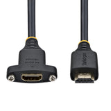 StarTech.com HDMI2PNLFM-2M HDMI cable HDMI Type A (Standard) Black