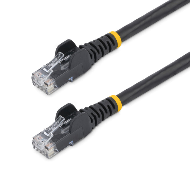 StarTech.com 15 ft. CAT6 Ethernet cable - 10 Pack - Black CAT6 Patch Cord - Snagless RJ45 Connectors - 24 AWG Copper Wire – UTP Ethernet Cable