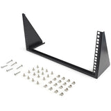 StarTech.com 5U Vertical Wall Mount Rack - 19in Low Profile Open Wall Mounting Bracket - Network/Server Room/Data/AV/IT/Patch Panel/Communication/Computer Equipment - w/ Cage Nuts/Screws - TAA