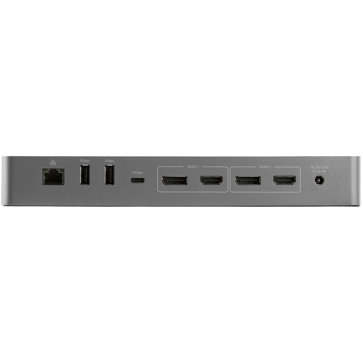 StarTech.com USB C Docking Station for Macbook Pro/Air-M1/M2/M3/M4, Thunderbolt Compatible, HDMI/DisplayPort, Dual 4K 60Hz/Single 8K, USB Type-C Laptop Dock, 96W Power Delivery, USB 10Gbps