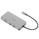 Targus DOCK423TT laptop dock/port replicator Wired USB 3.2 Gen 1 (3.1 Gen 1) Type-C Silver