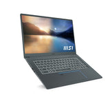 MSI Prestige 15 A11SCX-266CA Intel® Core™ i7 i7-1185G7 Laptop 39.6 cm (15.6") Full HD 16 GB DDR4-SDRAM 1 TB SSD NVIDIA® GeForce® GTX 1650 Max-Q Wi-Fi 6 (802.11ax) Windows 10 Pro Grey