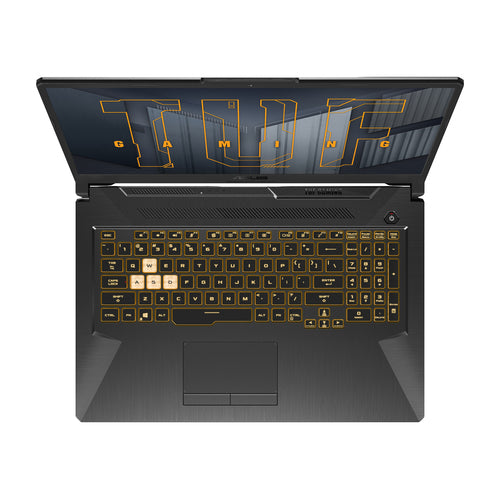 ASUS TUF Gaming F17 FX706HCB-QS72-CB laptop Intel® Core™ i7 i7-11800H 43.9 cm (17.3") Full HD 16 GB DDR4-SDRAM 512 GB SSD NVIDIA GeForce RTX 3050 Wi-Fi 6 (802.11ax) Windows 11 Home Grey