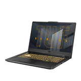 ASUS TUF Gaming F17 FX706HCB-QS72-CB laptop Intel® Core™ i7 i7-11800H 43.9 cm (17.3") Full HD 16 GB DDR4-SDRAM 512 GB SSD NVIDIA GeForce RTX 3050 Wi-Fi 6 (802.11ax) Windows 11 Home Grey