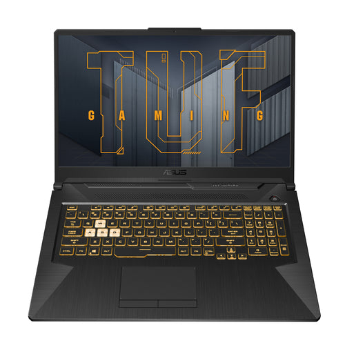 ASUS TUF Gaming F17 FX706HCB-QS72-CB laptop Intel® Core™ i7 i7-11800H 43.9 cm (17.3") Full HD 16 GB DDR4-SDRAM 512 GB SSD NVIDIA GeForce RTX 3050 Wi-Fi 6 (802.11ax) Windows 11 Home Grey