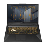 ASUS TUF Gaming F17 FX706HCB-QS72-CB laptop Intel® Core™ i7 i7-11800H 43.9 cm (17.3") Full HD 16 GB DDR4-SDRAM 512 GB SSD NVIDIA GeForce RTX 3050 Wi-Fi 6 (802.11ax) Windows 11 Home Grey