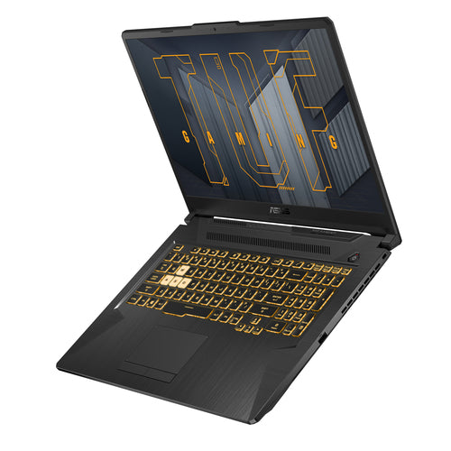 ASUS TUF Gaming F17 FX706HCB-QS72-CB laptop Intel® Core™ i7 i7-11800H 43.9 cm (17.3") Full HD 16 GB DDR4-SDRAM 512 GB SSD NVIDIA GeForce RTX 3050 Wi-Fi 6 (802.11ax) Windows 11 Home Grey