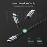 Ugreen 70429 USB cable 1 m USB C 0.48 Gbit/s 100 W Black
