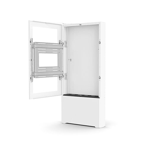 Chief Impact Floor Standing Kiosk – Portrait 40” White