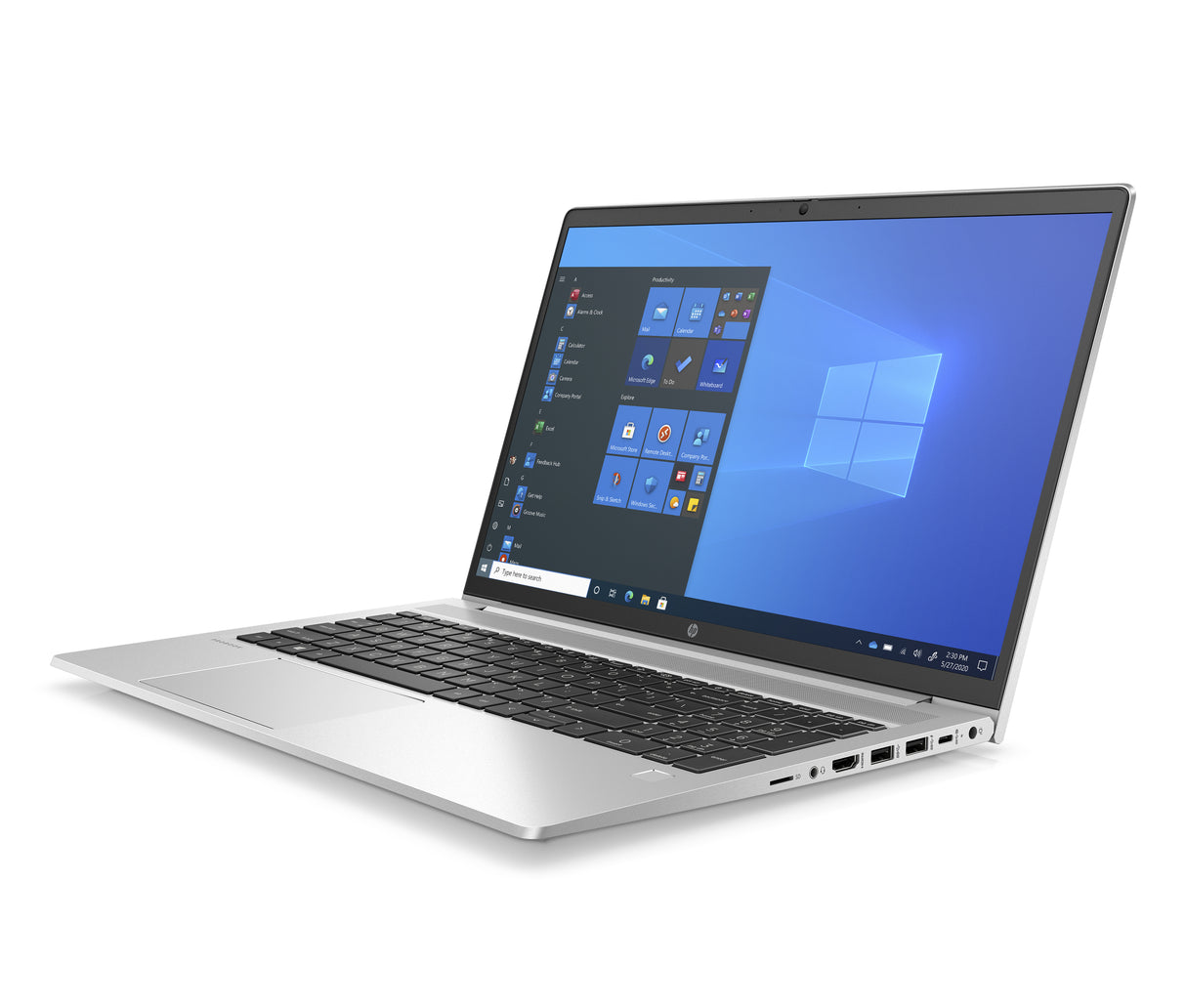 HP ProBook 455 G8 AMD Ryzen™ 7 5800U Laptop 39.6 cm (15.6") Full HD 16 GB DDR4-SDRAM 512 GB SSD Wi-Fi 5 (802.11ac) Windows 10 Pro Silver