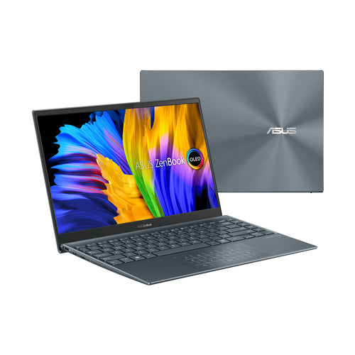 ASUS Zenbook 13 OLED UM325UA-DS51 laptop AMD Ryzen™ 5 5500U 33.8 cm (13.3") Full HD 8 GB LPDDR4x-SDRAM 512 GB SSD Wi-Fi 5 (802.11ac) Windows 10 Home Grey