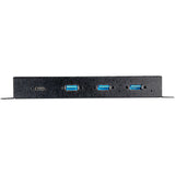 StarTech.com 4-Port USB C Hub 10Gbps - Metal Industrial USB Type-C Hub w/ 3xUSB-A & 1xUSB-C - ESD & Surge Protection - USB-C or USB-A Host - Self-Powered Mountable USB 3.2 Gen 2 Hub - TAA